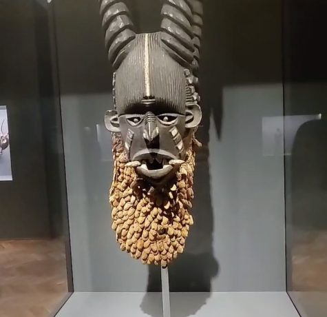 This was a mask that was shown in The Language of Beauty in African Art exhibit.