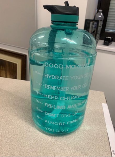 JUMBO WATER BOTTLE....Staying hydrated is key to staying cool during hot days!  