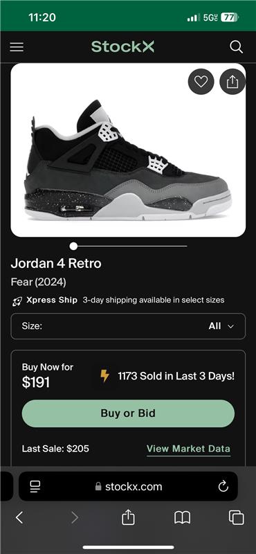 Jordan 4 Retros would be appreciated by most people.  They run about $220 at Foot  Locker.