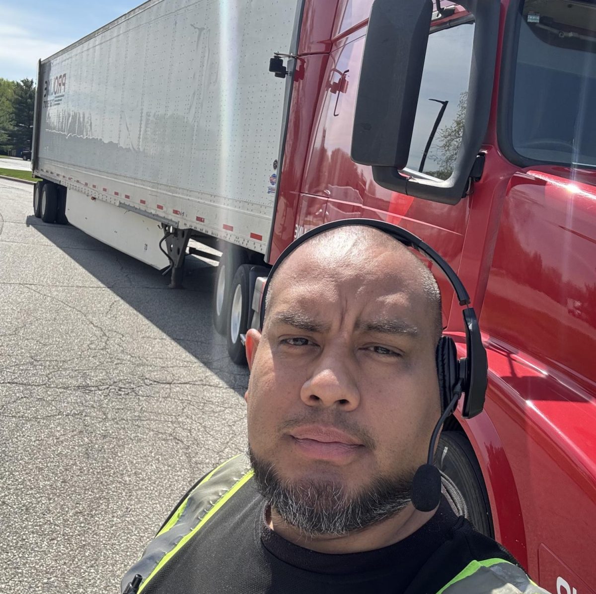 Truck driver Antony Delgado