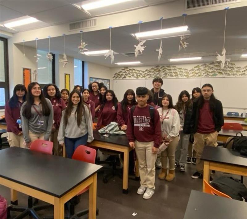 Shark club members had a guest speaker, Naomi Esquivel, who spoke about her life and her pursuit of her dream to become a vet.