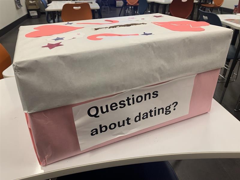 Students submitted relationship questions in the student cafe recently. 